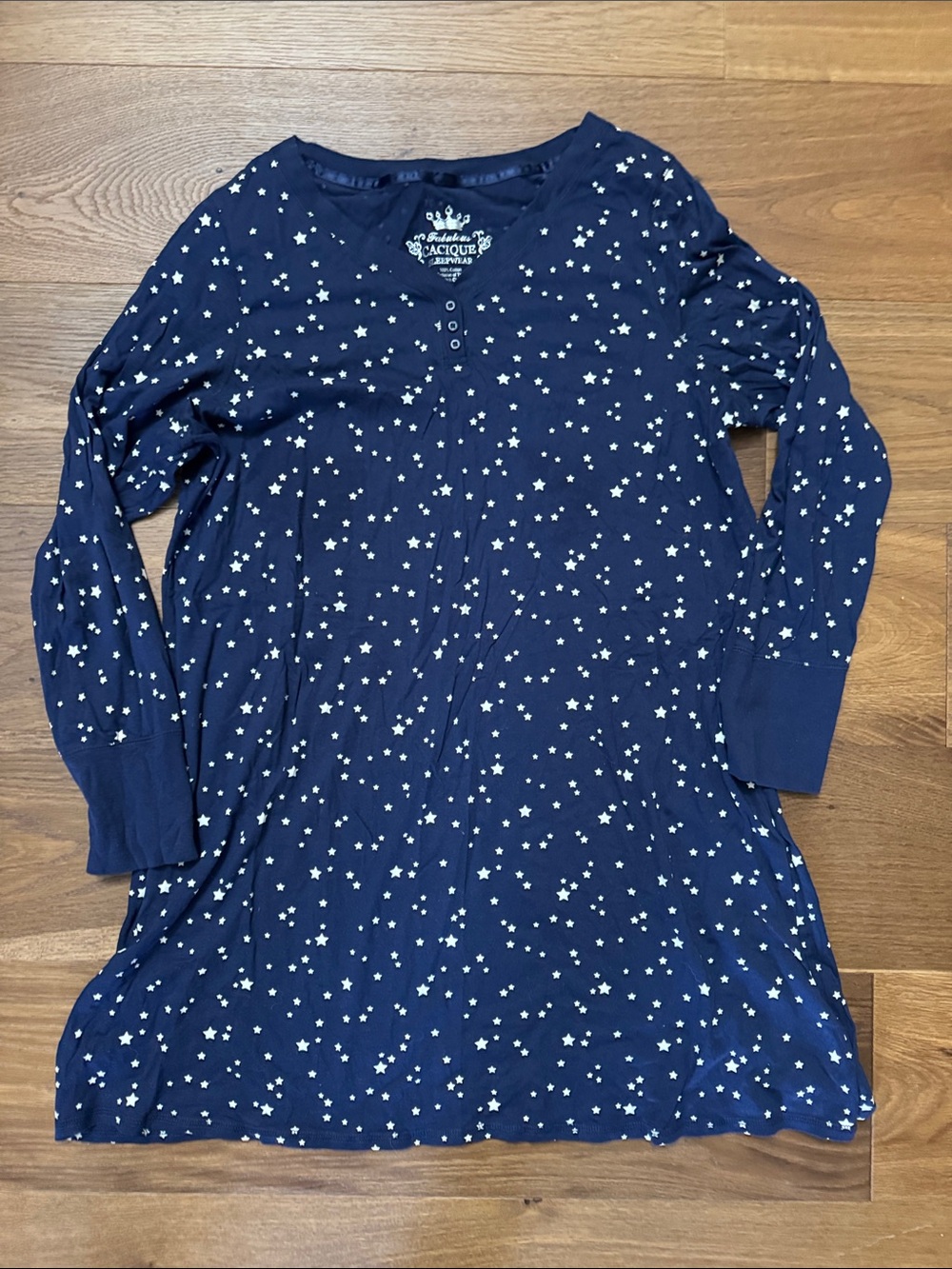 Women’s Navy Star Print Pajamas